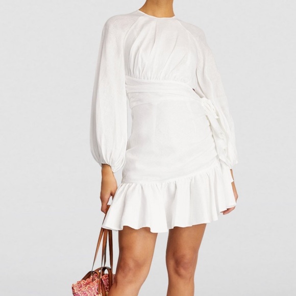Zimmermann Dresses & Skirts - Zimmermann Lyre Wrap Mini Dress